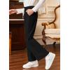 imageblibean Girls Uniform Pants Corduroy School Dress Bootcut Trousers Size 615 YearsA Black