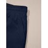 imageblibean Girls Uniform Pants Corduroy School Dress Bootcut Trousers Size 615 YearsA Navy Blue