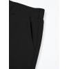 imageblibean Tween Girls Bell Bottom School Uniform Pants Stretchy Leggings Size 615 YearsBlack