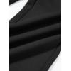 imageblibean Tween Girls Bell Bottom School Uniform Pants Stretchy Leggings Size 615 YearsBlack