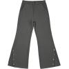 imageblibean Tween Girls Bell Bottom School Uniform Pants Stretchy Leggings Size 615 YearsGrey