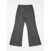 imageblibean Tween Girls Bell Bottom School Uniform Pants Stretchy Leggings Size 615 YearsGrey
