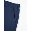 imageblibean Tween Girls Bell Bottom School Uniform Pants Stretchy Leggings Size 615 YearsNavy Blue