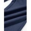 imageblibean Tween Girls Bell Bottom School Uniform Pants Stretchy Leggings Size 615 YearsNavy Blue