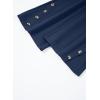 imageblibean Tween Girls Bell Bottom School Uniform Pants Stretchy Leggings Size 615 YearsNavy Blue