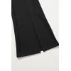 imageblibean Tween Girls Bell Bottoms Pants Uniform Split Pant with Pockets Size 615 YearsA Black