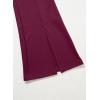 imageblibean Tween Girls Bell Bottoms Pants Uniform Split Pant with Pockets Size 615 YearsA Burgundy