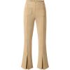 imageblibean Tween Girls Bell Bottoms Pants Uniform Split Pant with Pockets Size 615 YearsA Khaki