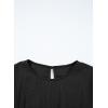 imageblibean Tween Girls Cotton Dresses High Low Hem Size 615 YearsA Black