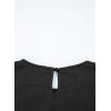 imageblibean Tween Girls Cotton Dresses High Low Hem Size 615 YearsA Black