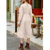 imageblibean Tween Girls Cotton Dresses High Low Hem Size 615 YearsA Cream