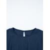 imageblibean Tween Girls Cotton Dresses High Low Hem Size 615 YearsA Navy
