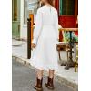 imageblibean Tween Girls Cotton Dresses High Low Hem Size 615 YearsA White