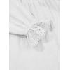 imageblibean Tween Girls Cotton Dresses High Low Hem Size 615 YearsA White
