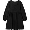 imageblibean Tween Girls Smocked Dresses Semi Formal Outfits with Pockets Size 615 YearsA Black