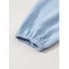 imageblibean Tween Girls Smocked Dresses Semi Formal Outfits with Pockets Size 615 YearsA Light Blue