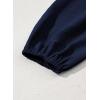 imageblibean Tween Girls Smocked Dresses Semi Formal Outfits with Pockets Size 615 YearsA Navy