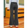 imageblibean Tween Girls Wide Leg Jeans Zimbaplatinum Demin Pants Size 615 YearsA Black