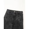 imageblibean Tween Girls Wide Leg Jeans Zimbaplatinum Demin Pants Size 615 YearsA Black