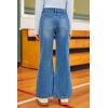 imageblibean Tween Girls Wide Leg Jeans Zimbaplatinum Demin Pants Size 615 YearsA Blue
