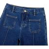 imageblibean Tween Girls Wide Leg Jeans Zimbaplatinum Demin Pants Size 615 YearsA Navy Blue