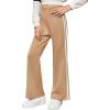 imageblibean Girls 2025 School Leggings Teen Uniform Flare Bell Bottoms Size 615 YearsA Khaki