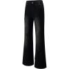 imageblibean Girls Bell Bottoms Jeans Zimbaplatinum Demin Pants Size 615 YearsA Black