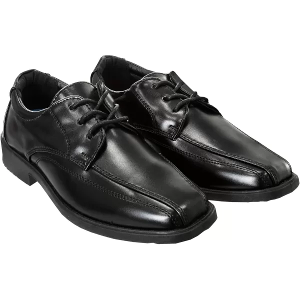 French Toast Boys Dress Shoes - Classic Lace-Up Oxford Casual Dress Formal Shoes - Black 