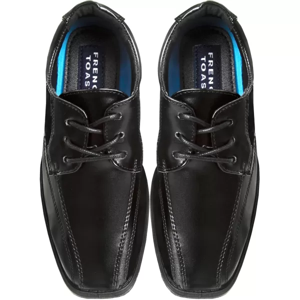 French Toast Boys Dress Shoes - Classic Lace-Up Oxford Casual Dress Formal Shoes - Black 