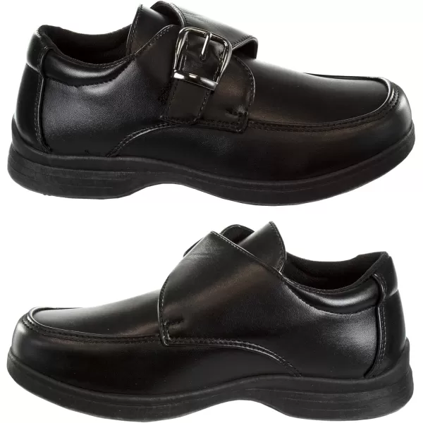 French Toast Boys Shoes - Kids Oxford School Uniform Loafer Church Dress Shoes Slip-On Faux-Leather  