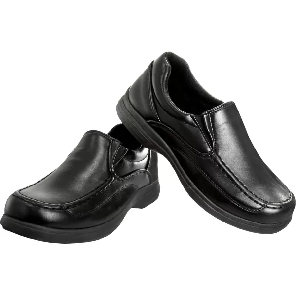 French Toast Boys Shoes - Kids Oxford School Uniform Loafer Church Dress Shoes Slip-On Faux-Leather  