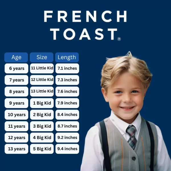 French Toast Boys Shoes - Kids Oxford School Uniform Loafer Church Dress Shoes Slip-On Faux-Leather  
