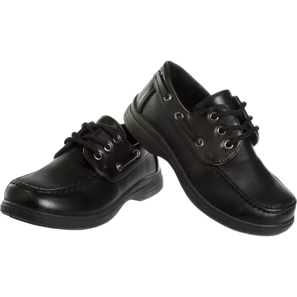 French Toast Boys Shoes - Kids Oxford School Uniform Loafer Church Dress Shoes Slip-On Faux-Leather  