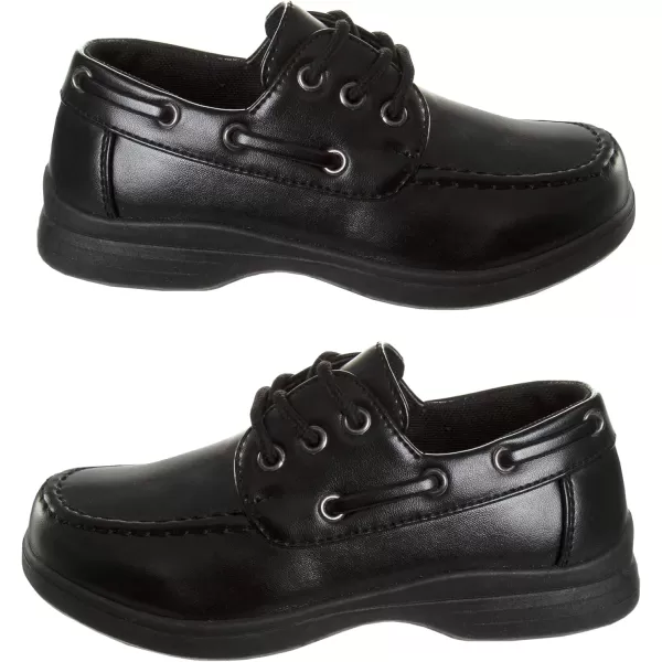 French Toast Boys Shoes - Kids Oxford School Uniform Loafer Church Dress Shoes Slip-On Faux-Leather  