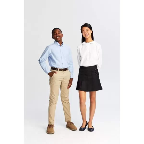 French Toast Boys' Young Mens Long Sleeve Oxford Shirt