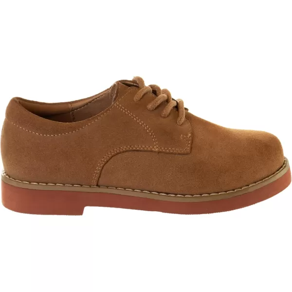 French Toast Girls Boys Dirty Buck Shoes - Kids Oxford School Uniform Loafer Saddle Church Dress Shoes Lace up Faux-Leather   