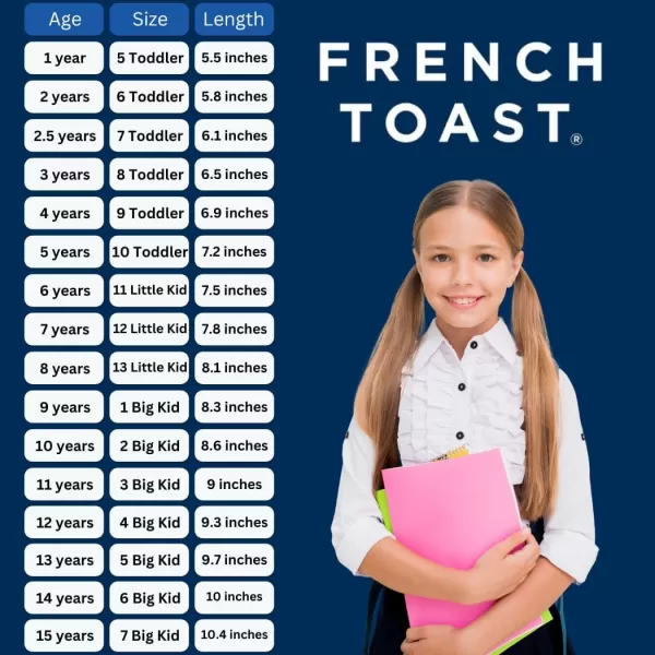 French Toast Girls Mary Jane Shoes School Kids Uniform Flats Ballet Strap Dress Formal Slip-On 