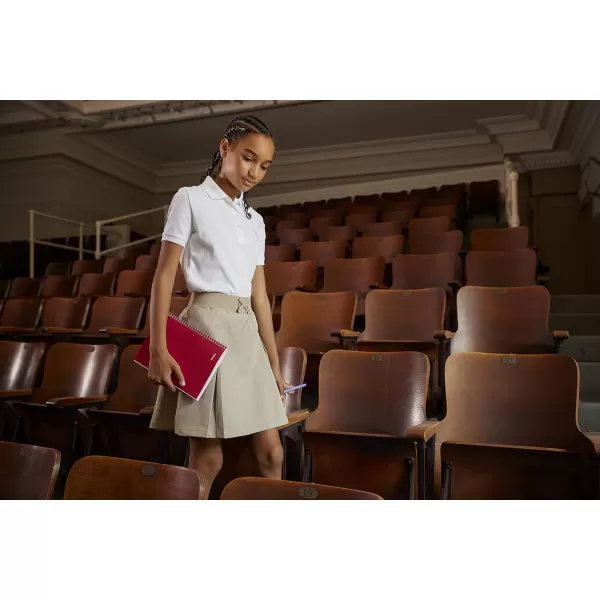 French Toast Girls' Pull-on Kick Pleat Scooter School Uniform Skirt
