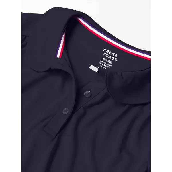 French Toast Girls' Short Sleeve Moisture Wicking Sport Polo