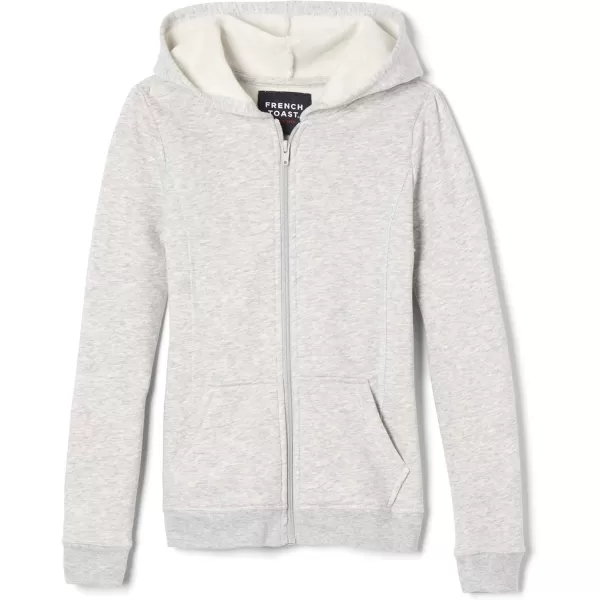 French Toast Girls' Zip Front Fleece Hoodie