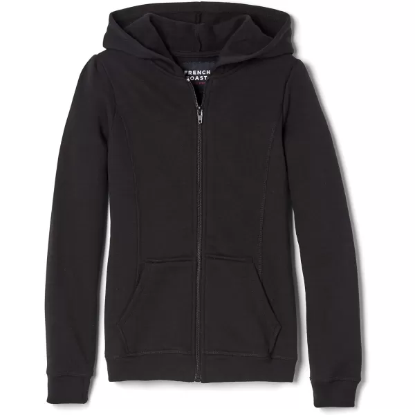 French Toast Girls' Zip Front Fleece Hoodie
