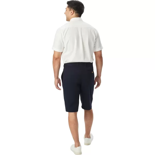 French Toast Men's Adjustable Waist Flat Front Short