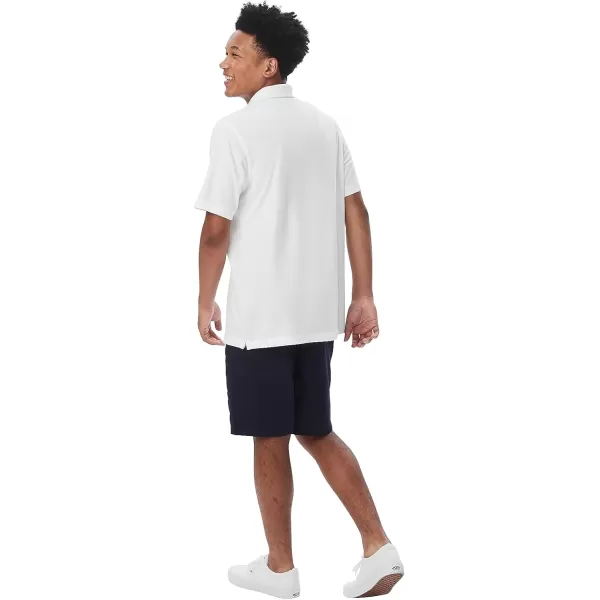 French Toast Men's Moisture Wicking Performance Sport Polo Short Sleeve Shirt