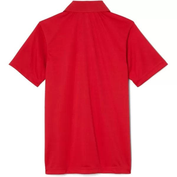 French Toast Men's Moisture Wicking Performance Sport Polo Short Sleeve Shirt