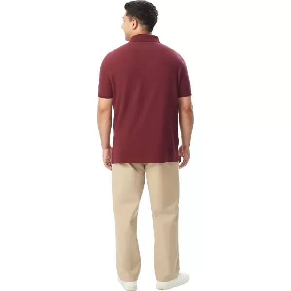 French Toast Men's Short Sleeve Pique Polo T-Shirt