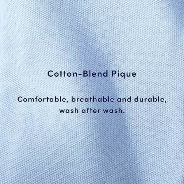 French Toast Men's Short Sleeve Pique Polo T-Shirt