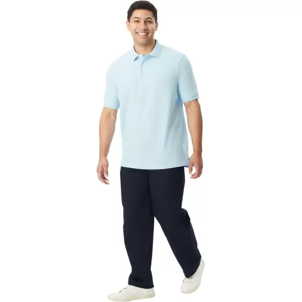 French Toast Men's Short Sleeve Pique Polo T-Shirt