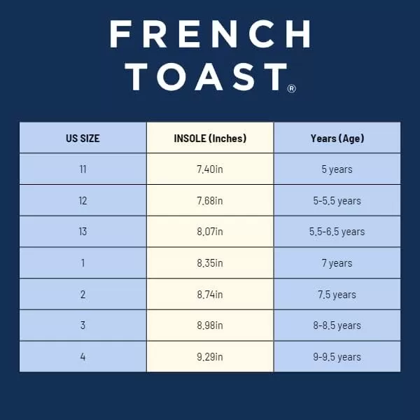 French Toast Unisex-Child Boys Girls Shoes Athletic Casual Dress Kids School Uniform Loafer Oxford Canvas Tennis Sneakers