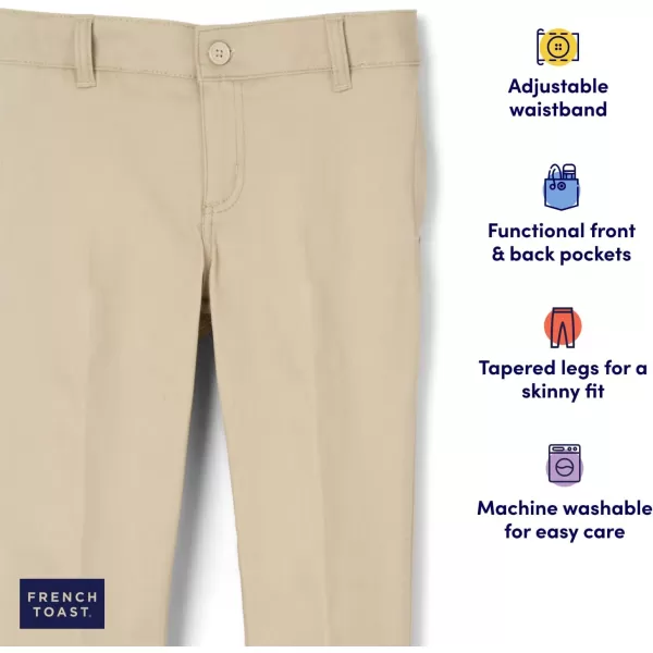 French Toast Women's Skinny Fit Stretch Twill Pant