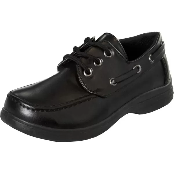 French Toast Boys Shoes - Kids Oxford School Uniform Loafer Church Dress Shoes Slip-On Faux-Leather  